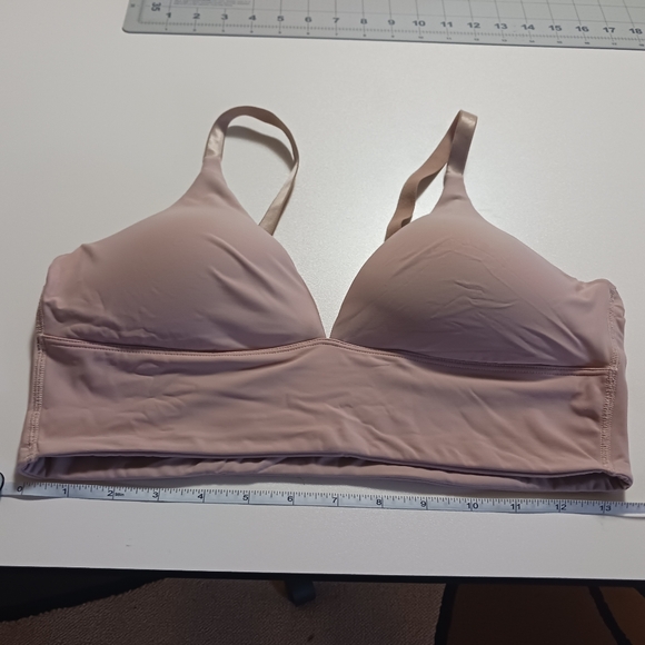PEPPER Seamless Nude Pink Bra Large Longline removable Cups - Picture 4 of 6